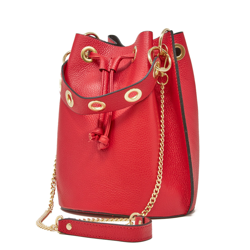 Germán Fuentes GF0441 LEATHER BUCKET BAG