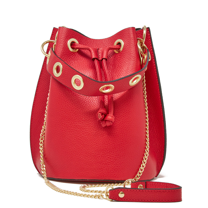 Germán Fuentes GF0441 LEATHER BUCKET BAG