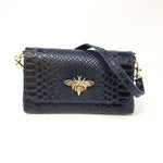 German Fuentes   GF1184 LEATHER BUTTERFLY CROSSBODY