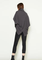 Look by M Basic Short Cape Cardigan SM8336