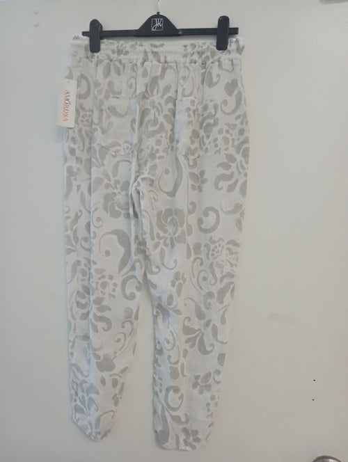 Amorosa Linen Pants Style AL 21174-36 Size S/M