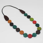 Sylca London Wood Bead Necklace DW24N01