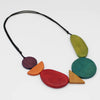 Sylca Nalani Multi Color Artful Wood Necklace DW24N04