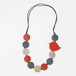 Sylca Beaded Robin Necklace Style DW22N08