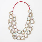 Sylca Leather Double Strand Gemma Necklace Style SD22N03