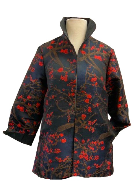 Grace Chuang High & low style cherry blossom print JA 2174-2938