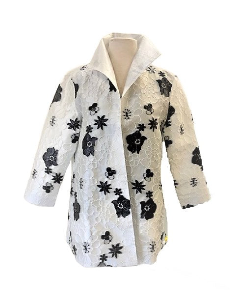 Grace Chuang Swing Jacket Flower pattern JA2273-2901