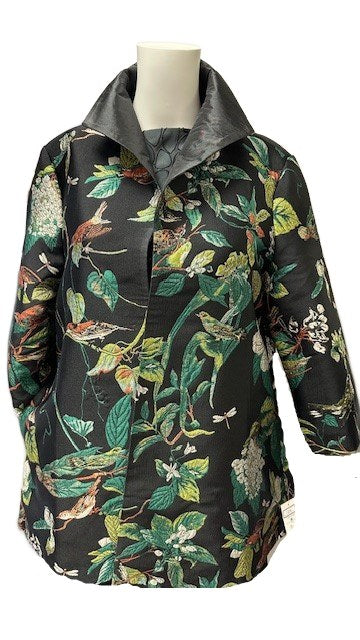 Grace Chuang  Swing style multi bird & flower print JA 2273-2944  F24