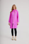 Nikki Jones Super Light Puffer Coat with Contrast Zipper and Cuffs K5457RO-373