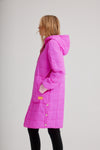 Nikki Jones Super Light Puffer Coat with Contrast Zipper and Cuffs K5457RO-373