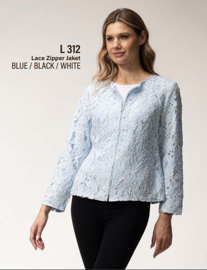 Weaves L 312 Lace Zipper Jacket - S 25