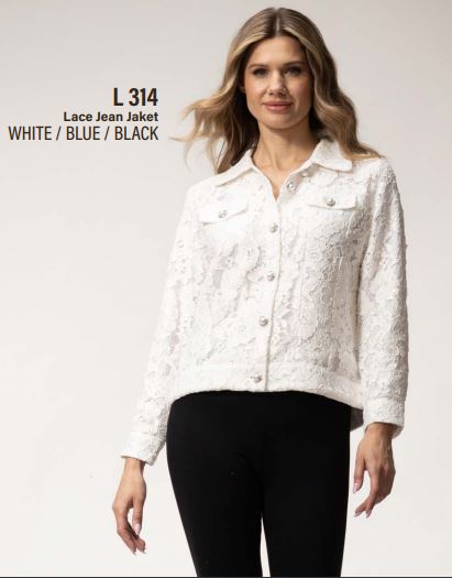 Weaves L 314 Lace Jean Jacket - S 25