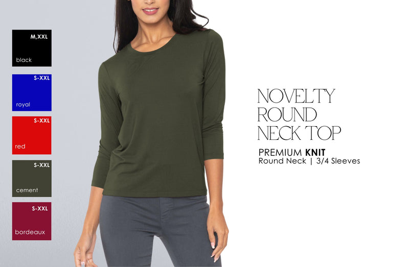 lior Novelty round neck top