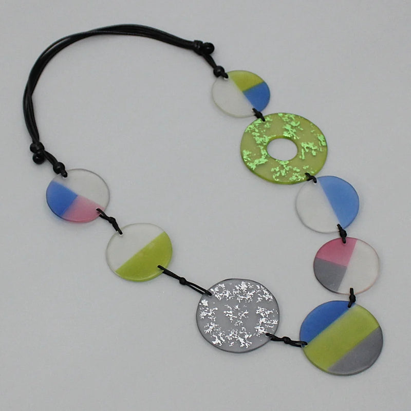 Sylca Multi Color Emmie Necklace Style LS22N43