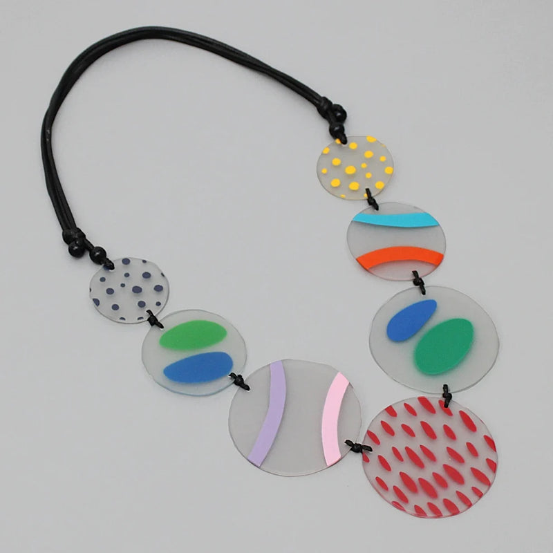 Sylca Multi Color Regan Necklace Style LS22N48