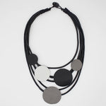 Sylca Lydtel Leather Multi-Strand Necklace Style LS22N65