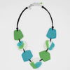 Sylca Green Nyla Bib Statement Necklace LS24N17