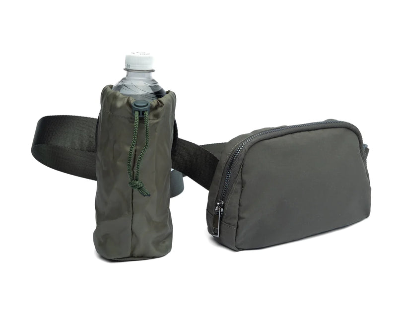 WanderFull Army Green HydroBelt Bag with Removable Hydration Holster