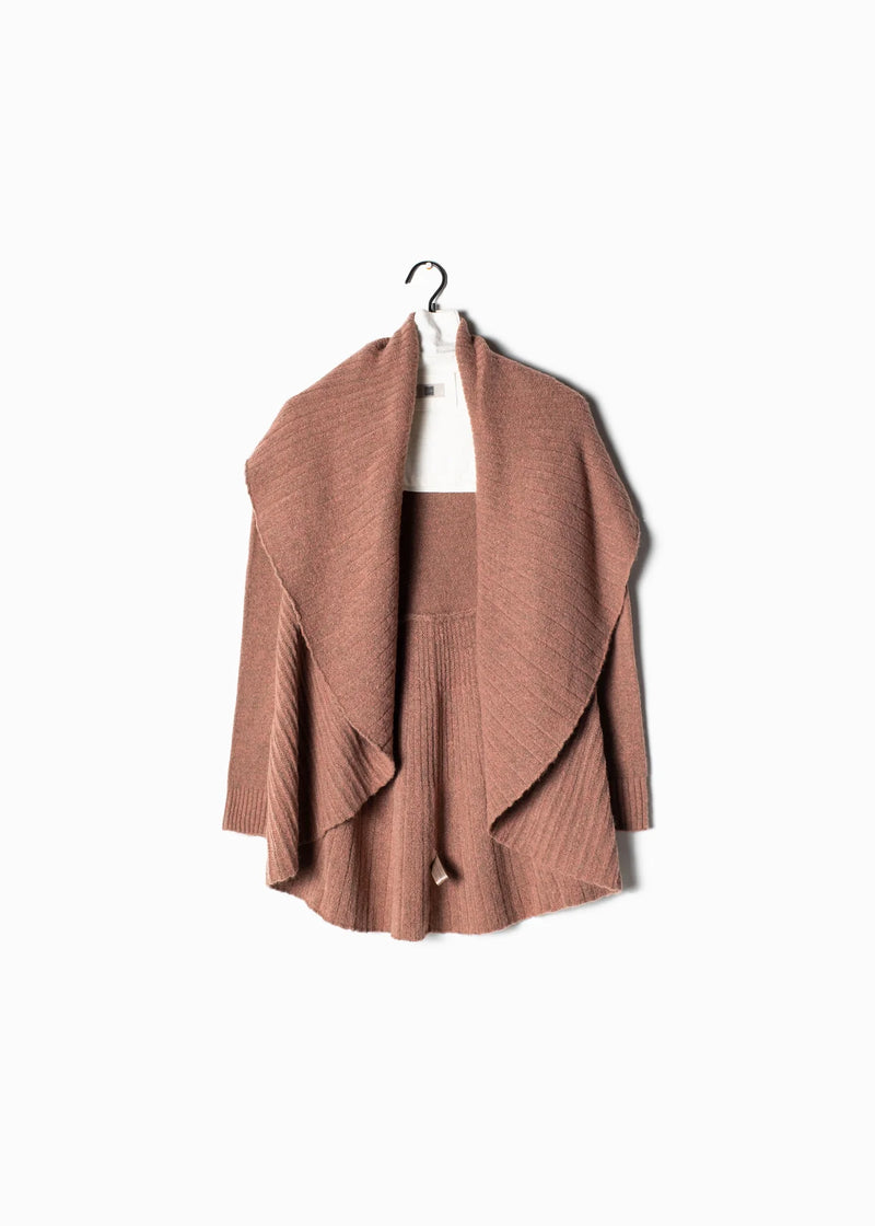 Look By M Pleats Shawl Cardigan