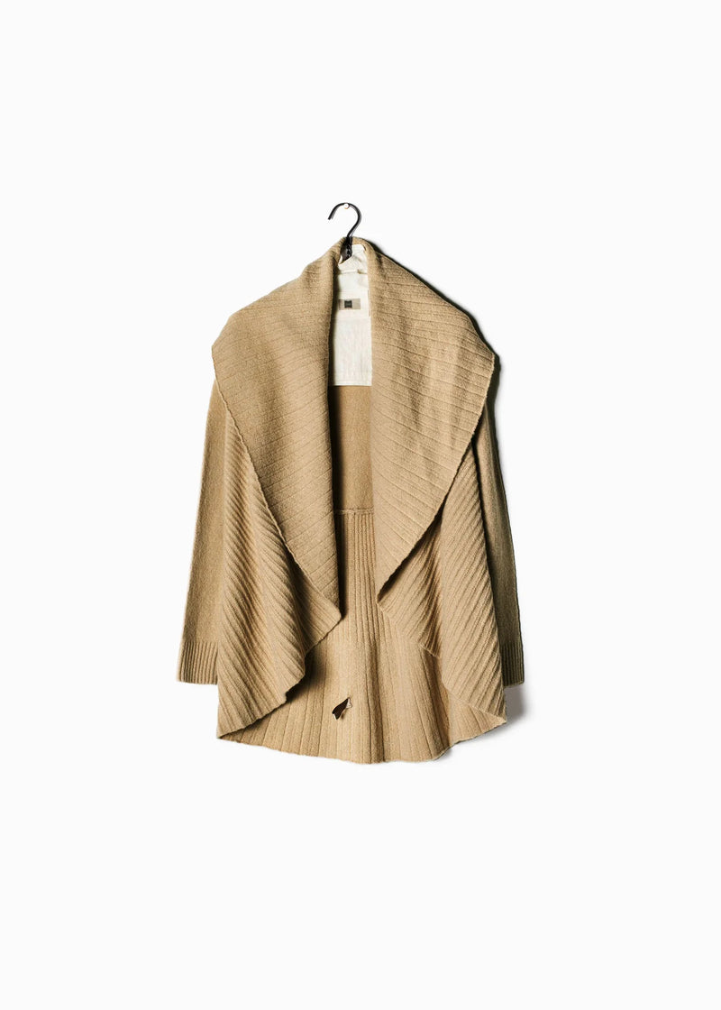 Look By M Pleats Shawl Cardigan