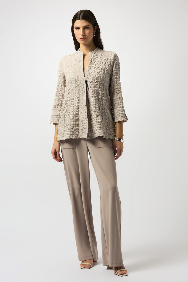 Joseph Ribkoff Bubble Jacquard Trapeze Jacket 251034