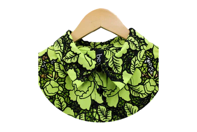 Berek Lazer Garden Shirt in Kiwi and Black