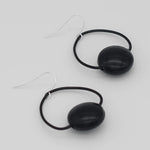 Sylca Black Wire Statement Earring SD23E34