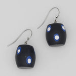 Sylca Blue and White Polka Dot Dangle Earring SD23E38