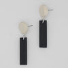 Sylca Anya Wood Dangle Statement Earring SD24E01