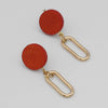 Sylca Kolly Gold Link Dangle Earring SD24E02