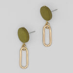 Sylca Kolly Gold Link Dangle Earring SD24E02