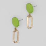 Sylca Kolly Gold Link Dangle Earring SD24E02