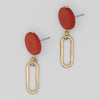 Sylca Kolly Gold Link Dangle Earring SD24E02