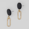 Sylca Kolly Gold Link Dangle Earring SD24E02