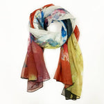 UBU Sheer Artist Print Scarf Style SH-006AP