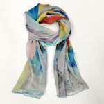 UBU Sheer Artist Print Scarf Style SH-006AP