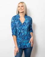 Snoskins Viscose Prints Sweetheart button Shirt 44647-24F