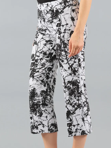 Lisette Cropped Trousers, Twig Print Style 946600