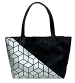 Patrizia Luca Diagonal Two Tone Slanted Square Tote Style 0H01M2D