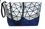 Patrizia Luca Two Tone Slanted Square Clutch Style 0H03B2