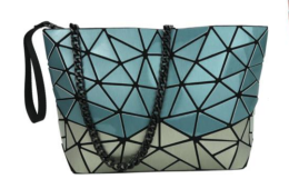 Patrizia Luca Two Tone Slanted Square Clutch Style 0H03B2