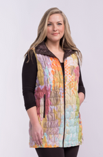 UBU Reversible Quilted Zip Vest Style 3210GPR 3210GPR/S – Reversible Faux Suede Vest