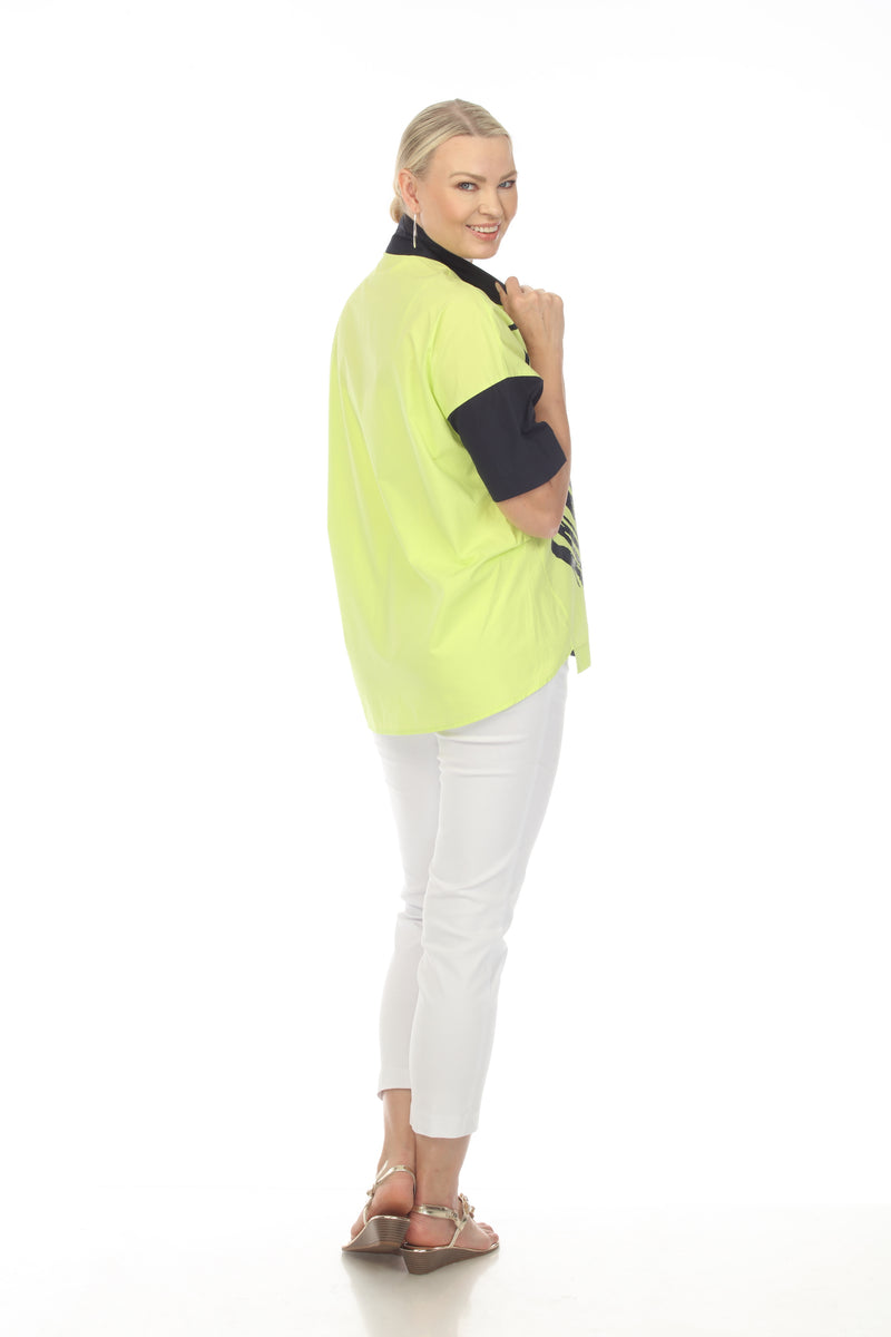 Terra Top T4545 Lemon lime, White