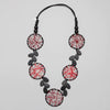 Sylca Red Disc Abby Necklace Style TG22N21