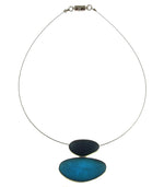 Origin Two Pebbles Pendant Necklace 2233