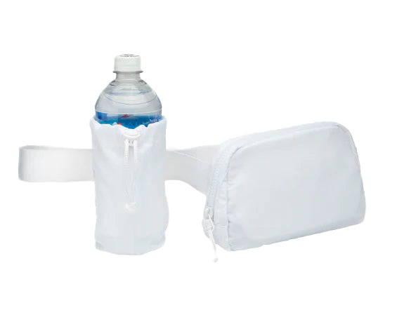 WanderFull White HydroBelt Bag with Removable Hydration Holster