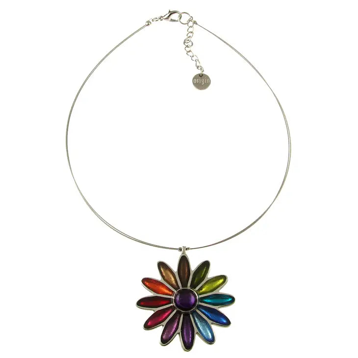 Origin Daisy Pendant Necklace Style 2043