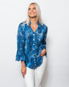 SnoSkins Printed Crinkle Blouse 89517-24S