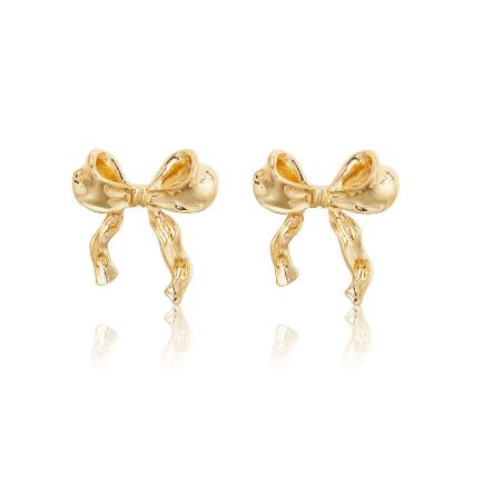 Karine Sultan Elegant Bow Stud Earrings