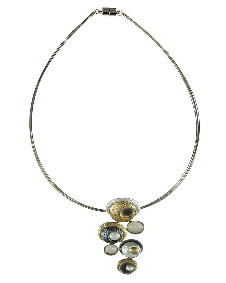 Origin Magnetic Closure Shells Necklace Style 3274